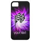 Checkered Flag; purple