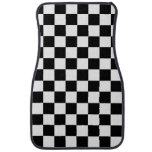 Checkered Flag Racing Design Car Floor Mat at Zazzle