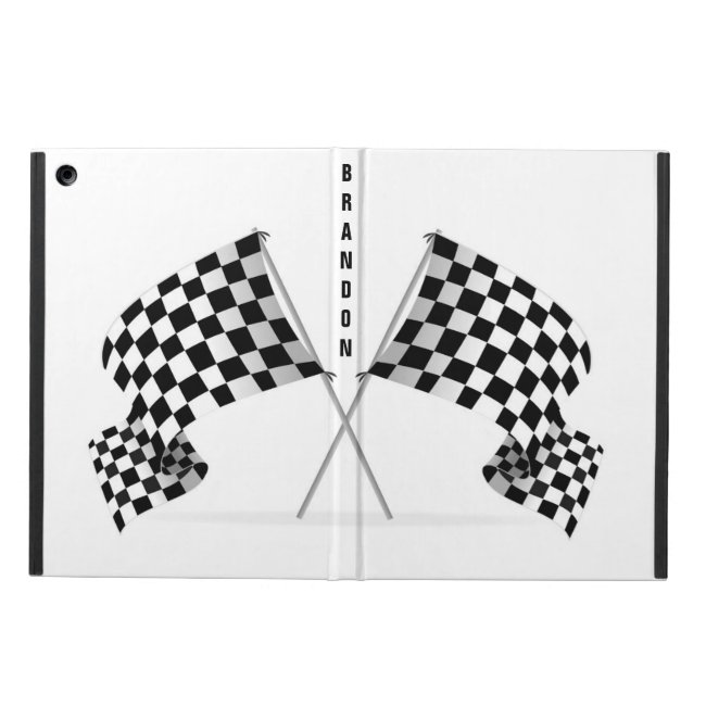 Checkered Flag Racing Design iPad Air Case