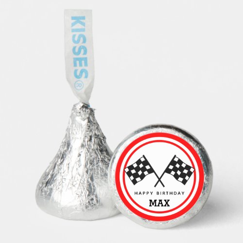 Checkered Flag Racing Theme Party Personalized Hersheys Kisses