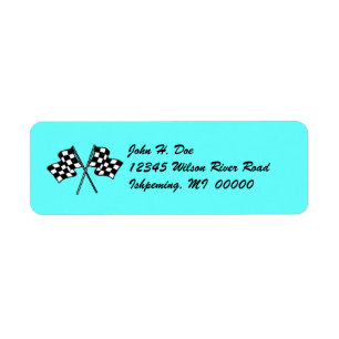 Checkered Flag Return LABEL ~ EZ2 Change Info