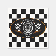 Checkered Flag Sports Car Racing Party Supplies