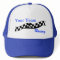 Checkered Flag Swoop Race Team Hat