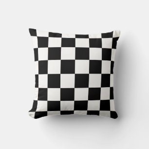 Checkered Flag Throw Pillow