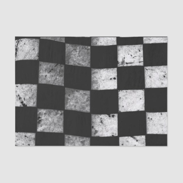 Checkered Flag Tissue Paper (Front)