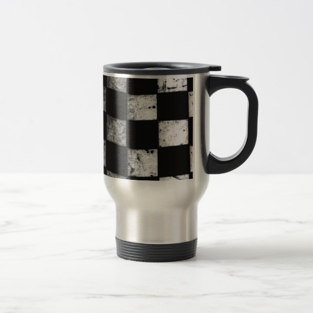 Checkered Flag Travel Mug (Right)