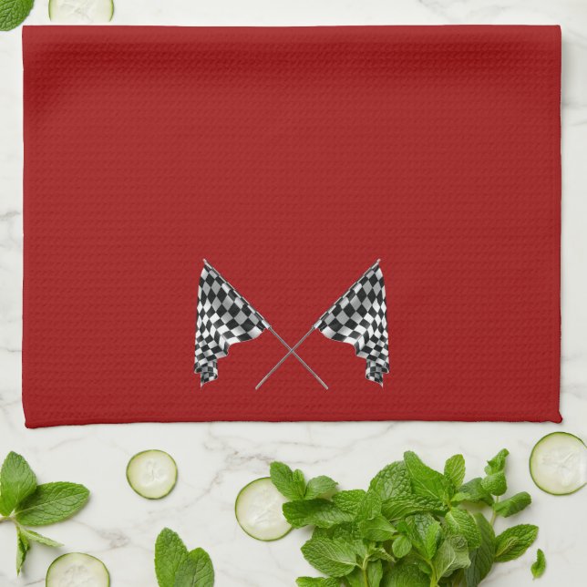 Checkered Flags Towel (Folded)