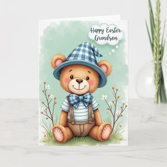 Checkered Friend Easter Card (Front)