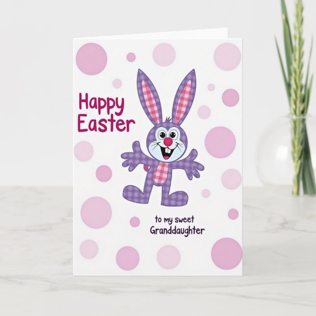 Checkered Friend Polka Dot Card (Front)