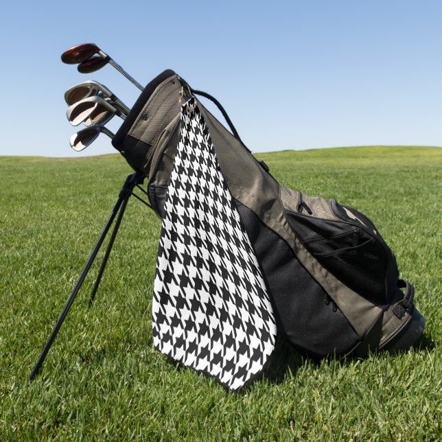 Checkered Golf Towel (Green)