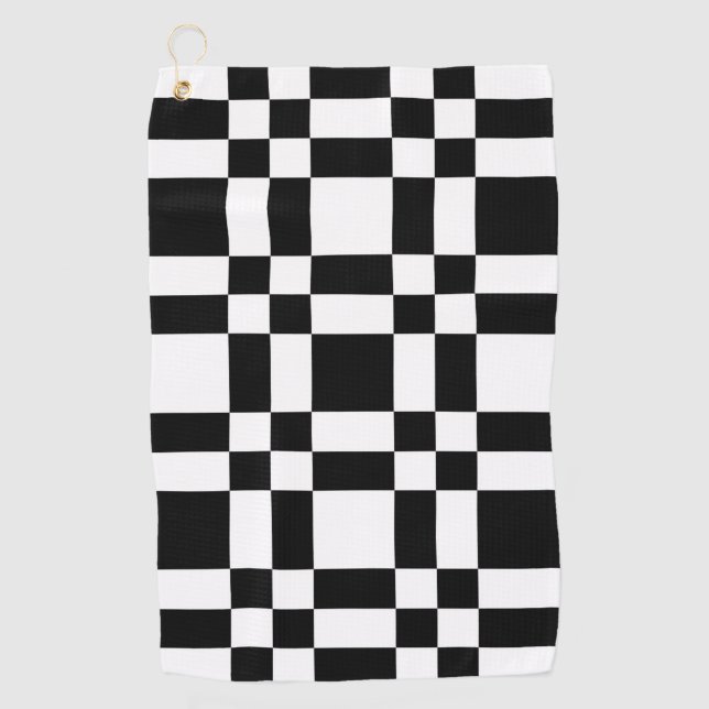 Checkered Golf Towel (Front)
