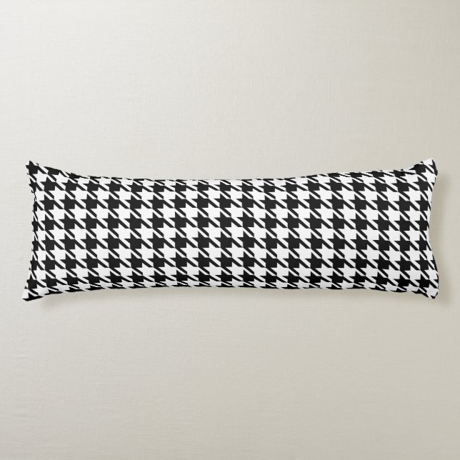Checkered Grade A Cotton Body Pillow (Front)