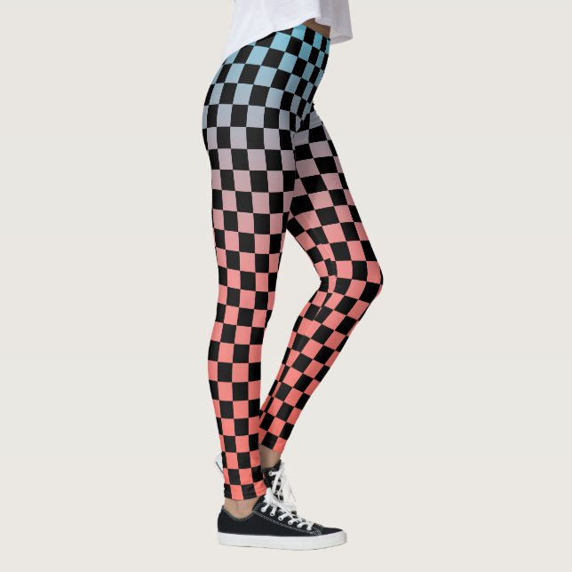 Checkered Gradient Leggings (Right)
