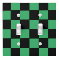 Checkered Green and Black