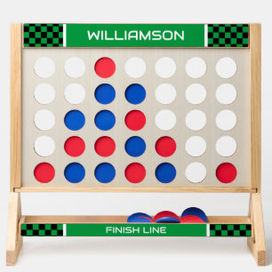 Checkered Green Fast Four