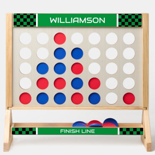 Checkered Green Fast Four