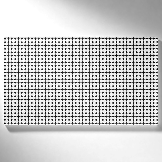 Checkered Halftone Name Tag (Front)