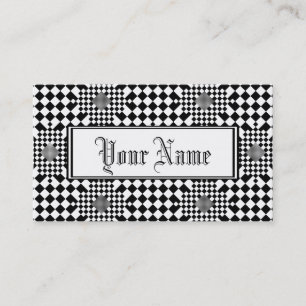 Checkered Illusion by Kenneth Yoncich Business Card