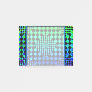 Checkered Illusion by Kenneth Yoncich Post-it Notes