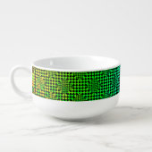 Checkered Illusion by Kenneth Yoncich Soup Mug (Right)