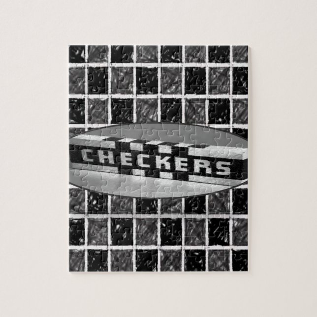 Checkered Jigsaw Puzzle (Vertical)
