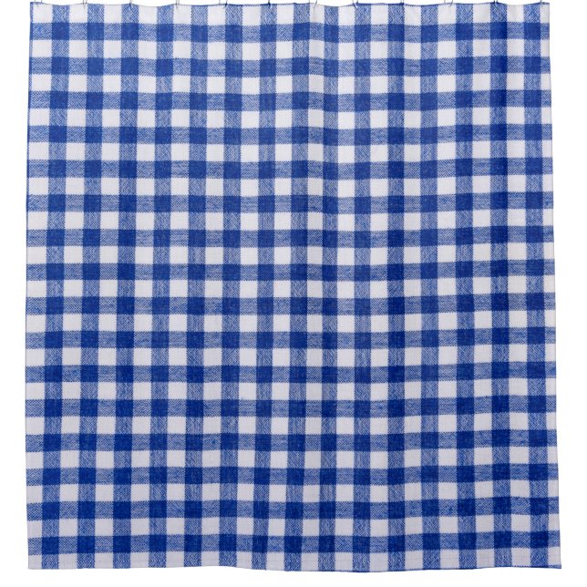 Checkered kitchen cloth. Well seen pattern and tex Shower Curtain (Front)