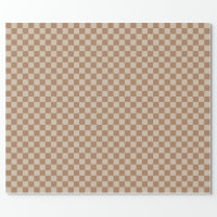 Stripes - Light Brown and Dark Brown Wrapping Paper, Zazzle