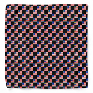 Checkered Malaysia Flag Pattern  Bandana