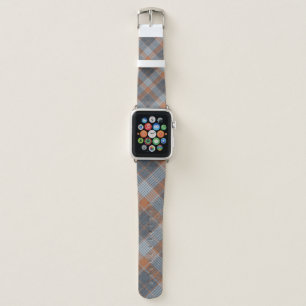 Checkered material tartan pattern textile texture apple watch band