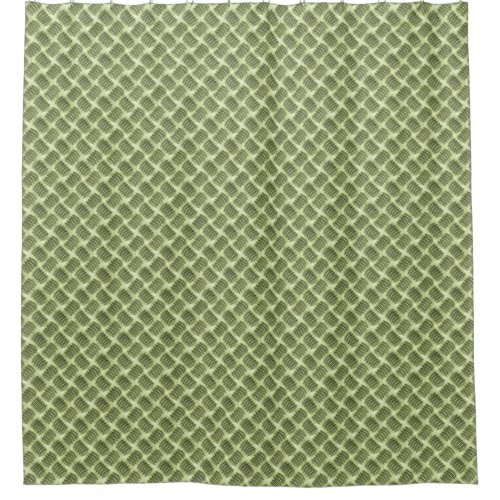 Checkered Metal Stainless Steel Flooring Texture Shower Curtain