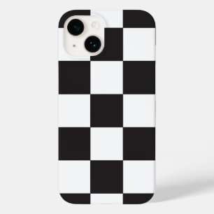 Checkered Mod Black and White Pattern Case-Mate iPhone 14 Case