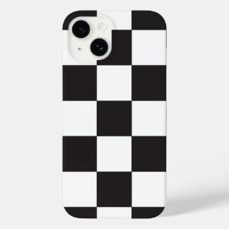 Checkered Mod Black and White Pattern Case-Mate iPhone 14 Case