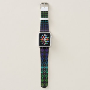 Checkered Moire by Kenneth Yoncich Apple Watch Band