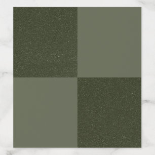 Checkered Moss Green Envelope Liner