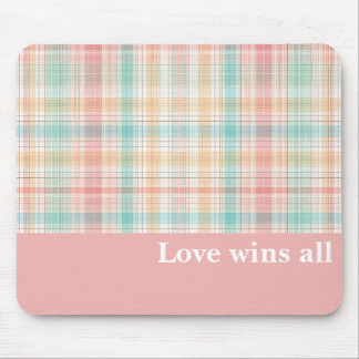Checkered mouse pad