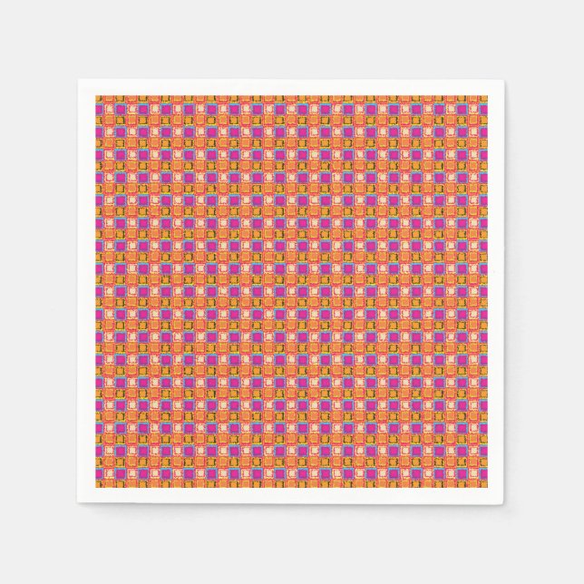 checkered  napkins (Front)