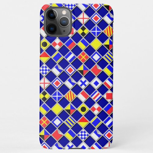 Checkered Nautical Signal Flags iPhone 11Pro Max Case