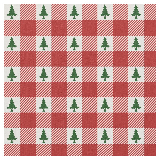 Checkered New England Fabric (Close Up)