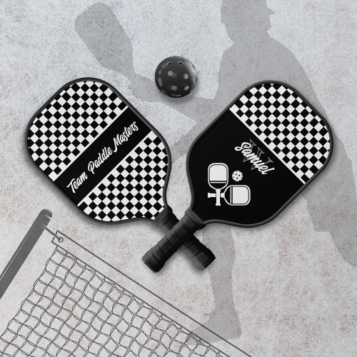 Checkered Paddle Masters Monogram Photo