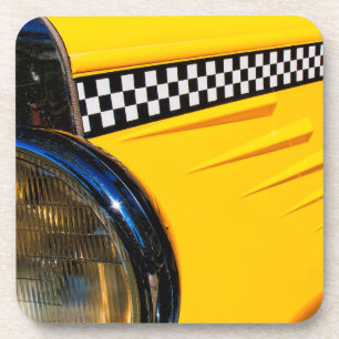 Checkered Past Beverage Coaster