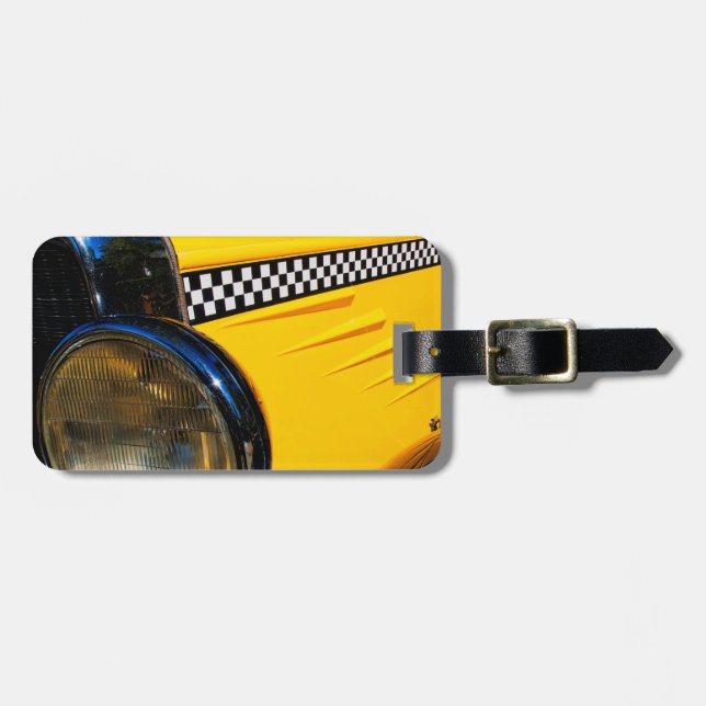 Checkered Past Luggage Tag (Front Horizontal)