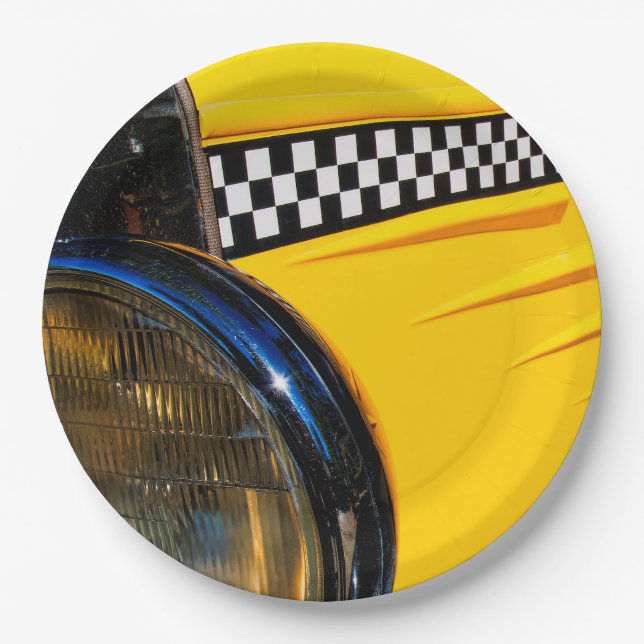 Checkered Past Paper Plates (Front)