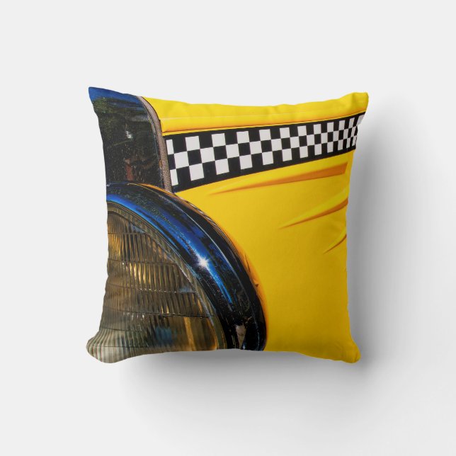 Checkered Past Throw Pillow (Front)