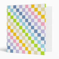 Checkered Pastel Rainbow