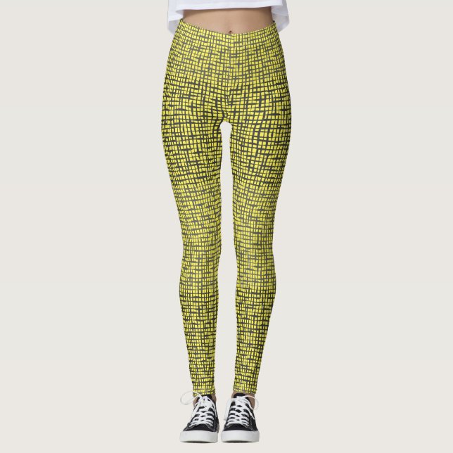 Checkered Pattern.01  Leggings (Front)