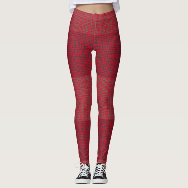 Checkered Pattern.01 Leggings (Front)