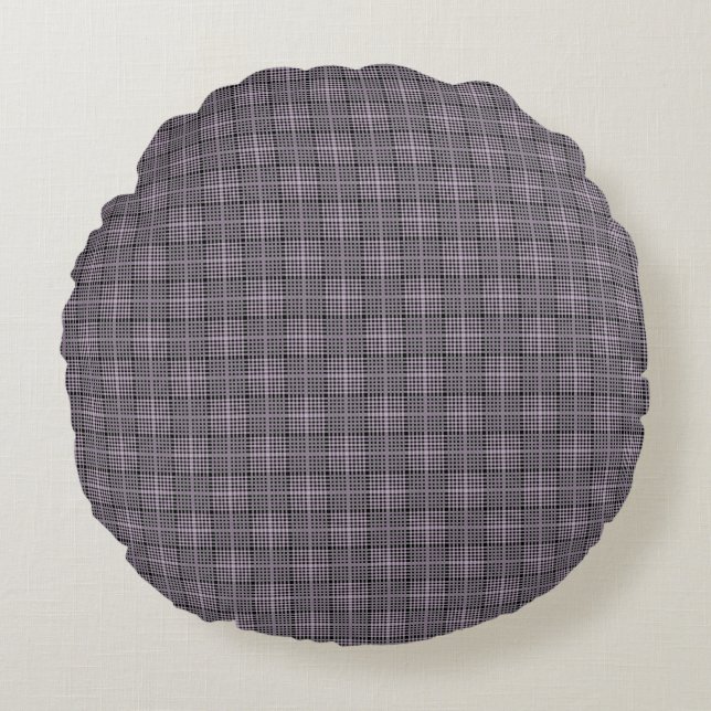 Checkered Pattern.08 Round Pillow (Front)