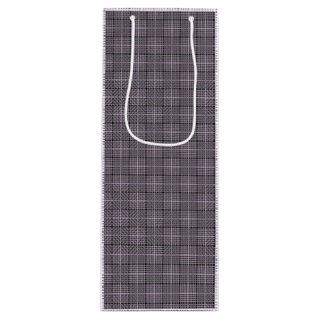 Checkered Pattern.08 Wine Gift Bag (Front)