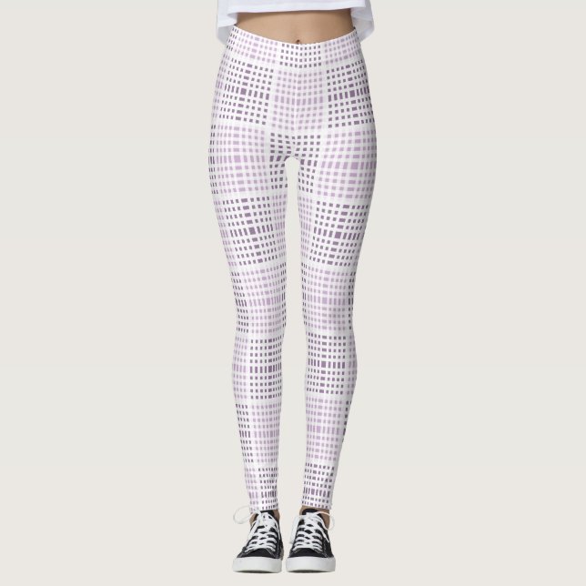 Checkered Pattern.08W Leggings (Front)