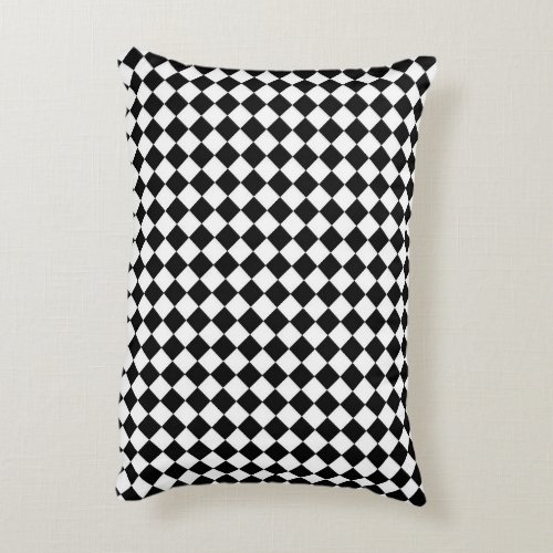 Checkered Pattern Accent Pillow